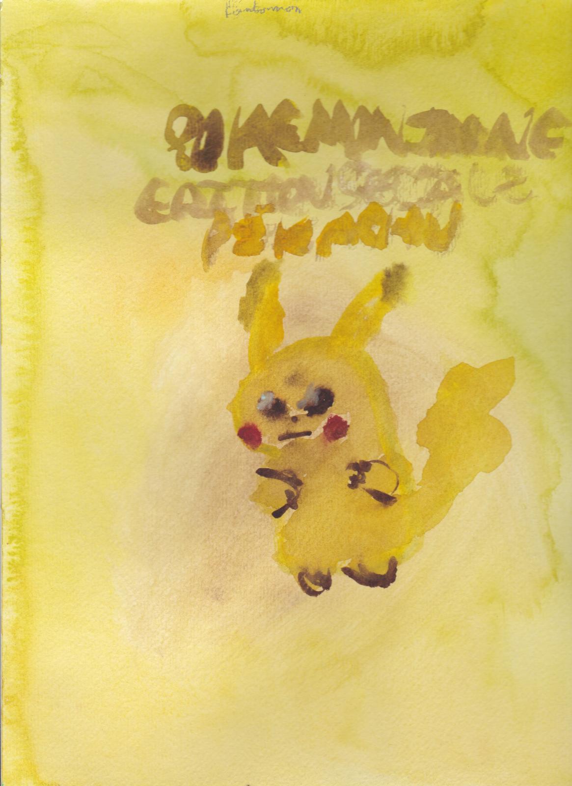Dégradé de jaune: Pokémon version Jaune édition spéciale Pikachu (Moi) Magnifique Pikachu Rafa.